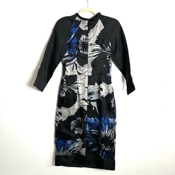 Carmen Marc Valvo Silk Dress - Picture 3 of 5